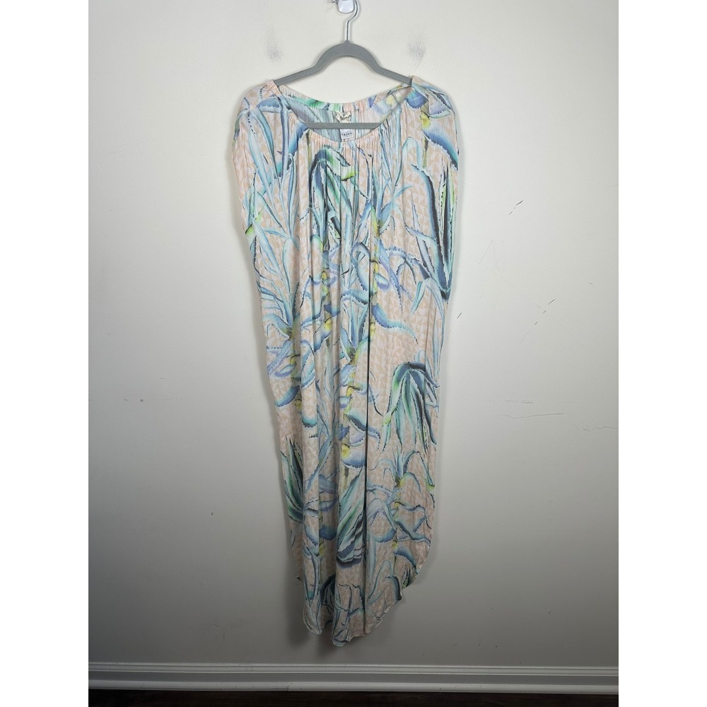 Mara Hoffman Cover Up Dress‎ Womens XS/S Multicolor Excellent Agave High-Low